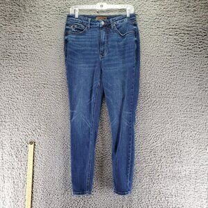 Judy Blue Jeans Womens 11/30 Blue Skinny Fit Mid-Rise Stretch Denim